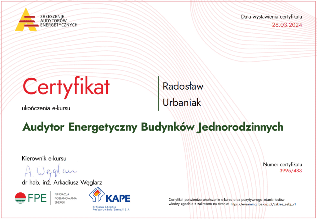 Audyt Energetyczny Skierniewice